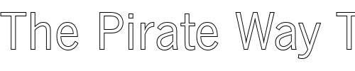 Font : NewsGotTRegOu1 Custom Text : The Pirate Way Test your own text here Click to download or to view this font on a tshirt that can be custom printed in Bali