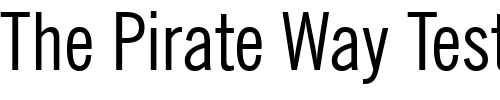 Font : NewsGoth-Cn-BT Custom Text : The Pirate Way Test your own text here Click to download or to view this font on a tshirt that can be custom printed in Bali