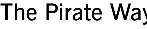 Font : NewsGoth-Dm-BT-Demi Custom Text : The Pirate Way Test your own text here Click to download or to view this font on a tshirt that can be custom printed in Bali