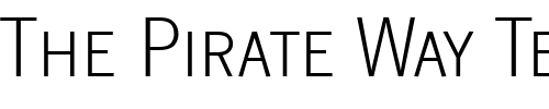Font : NewsGothicSmcL-Regular Custom Text : The Pirate Way Test your own text here Click to download or to view this font on a tshirt that can be custom printed in Bali