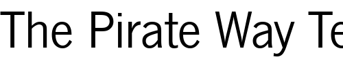 Font : News_Gothic_Becker Custom Text : The Pirate Way Test your own text here Click to download or to view this font on a tshirt that can be custom printed in Bali