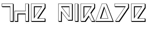 Font : Nick-Turbo-3D Custom Text : The Pirate Way Test your own text here Click to download or to view this font on a tshirt that can be custom printed in Bali