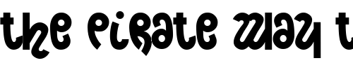 Font : Night-Court Custom Text : The Pirate Way Test your own text here Click to download or to view this font on a tshirt that can be custom printed in Bali