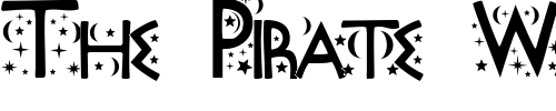 Font : Night-Sky_TR Custom Text : The Pirate Way Test your own text here Click to download or to view this font on a tshirt that can be custom printed in Bali