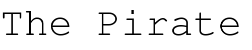 Font : NimbusMonL Custom Text : The Pirate Way Test your own text here Click to download or to view this font on a tshirt that can be custom printed in Bali