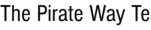 Font : Nimbus_Sans_Becker_DCon Custom Text : The Pirate Way Test your own text here Click to download or to view this font on a tshirt that can be custom printed in Bali