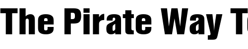 Font : Nimbus_Sans_Becker_TBlaCon Custom Text : The Pirate Way Test your own text here Click to download or to view this font on a tshirt that can be custom printed in Bali