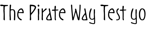 Font : NoovoITC-TT-Light Custom Text : The Pirate Way Test your own text here Click to download or to view this font on a tshirt that can be custom printed in Bali