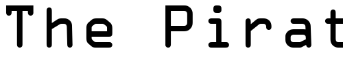 Font : OCRAM Custom Text : The Pirate Way Test your own text here Click to download or to view this font on a tshirt that can be custom printed in Bali
