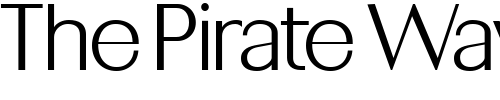 Font : OLRadiant-Light Custom Text : The Pirate Way Test your own text here Click to download or to view this font on a tshirt that can be custom printed in Bali