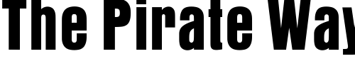 Font : OPTIAurora-BoldCondensed Custom Text : The Pirate Way Test your own text here Click to download or to view this font on a tshirt that can be custom printed in Bali