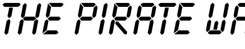 Font : OPTICalculator Custom Text : The Pirate Way Test your own text here Click to download or to view this font on a tshirt that can be custom printed in Bali