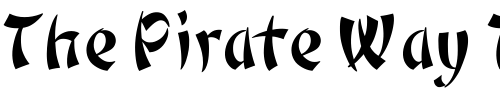 Font : OPTIPeking Custom Text : The Pirate Way Test your own text here Click to download or to view this font on a tshirt that can be custom printed in Bali