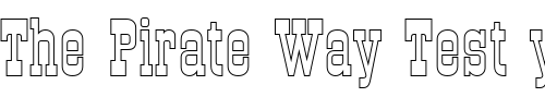 Font : OldTowneNo536DOu1 Custom Text : The Pirate Way Test your own text here Click to download or to view this font on a tshirt that can be custom printed in Bali