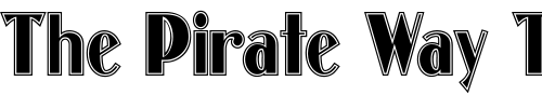 Font : OldgateLaneOutline Custom Text : The Pirate Way Test your own text here Click to download or to view this font on a tshirt that can be custom printed in Bali