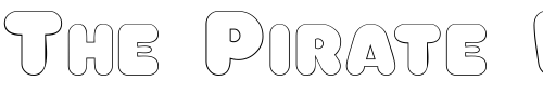 Font : OleadaOutlineSCapsSSK Custom Text : The Pirate Way Test your own text here Click to download or to view this font on a tshirt that can be custom printed in Bali