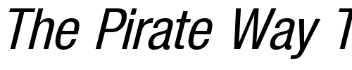 Font : Olnova-MediumCondIta Custom Text : The Pirate Way Test your own text here Click to download or to view this font on a tshirt that can be custom printed in Bali