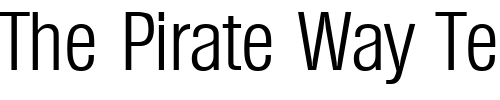Font : Olympia-LightCond Custom Text : The Pirate Way Test your own text here Click to download or to view this font on a tshirt that can be custom printed in Bali