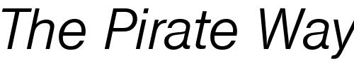Font : Olympia-LightIta Custom Text : The Pirate Way Test your own text here Click to download or to view this font on a tshirt that can be custom printed in Bali