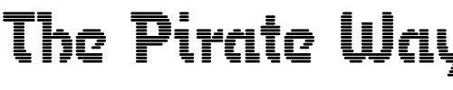 Font : Omega-MF-Bold Custom Text : The Pirate Way Test your own text here Click to download or to view this font on a tshirt that can be custom printed in Bali