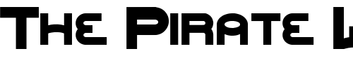 Font : Oneworldonefuture-ExtraBold Custom Text : The Pirate Way Test your own text here Click to download or to view this font on a tshirt that can be custom printed in Bali