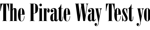 Font : Onyx-BT Custom Text : The Pirate Way Test your own text here Click to download or to view this font on a tshirt that can be custom printed in Bali