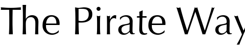 Font : OptimaLTStd Custom Text : The Pirate Way Test your own text here Click to download or to view this font on a tshirt that can be custom printed in Bali