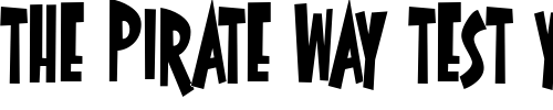 Font : Oyster-Bar-BTN-Cond-Bold Custom Text : The Pirate Way Test your own text here Click to download or to view this font on a tshirt that can be custom printed in Bali