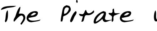 Font : Oyster-Regular Custom Text : The Pirate Way Test your own text here Click to download or to view this font on a tshirt that can be custom printed in Bali