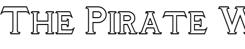 Font : Ozymandias-Outline-WBW Custom Text : The Pirate Way Test your own text here Click to download or to view this font on a tshirt that can be custom printed in Bali