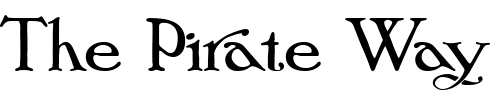Font : P22-Arts-and-Crafts-Hunter Custom Text : The Pirate Way Test your own text here Click to download or to view this font on a tshirt that can be custom printed in Bali