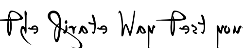 Font : P22-Da-Vinci-Backwards Custom Text : The Pirate Way Test your own text here Click to download or to view this font on a tshirt that can be custom printed in Bali