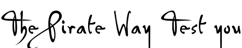Font : P22-DaVinci-Forward Custom Text : The Pirate Way Test your own text here Click to download or to view this font on a tshirt that can be custom printed in Bali