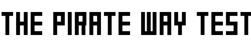 Font : P22-DeStijl-Tall Custom Text : The Pirate Way Test your own text here Click to download or to view this font on a tshirt that can be custom printed in Bali