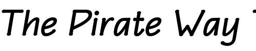 Font : P22-Eaglefeather-Bold-Italic Custom Text : The Pirate Way Test your own text here Click to download or to view this font on a tshirt that can be custom printed in Bali