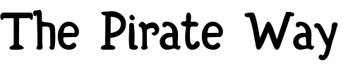Font : P22-Escher-Hand Custom Text : The Pirate Way Test your own text here Click to download or to view this font on a tshirt that can be custom printed in Bali