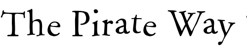 Font : P22-Garamouche-Regular Custom Text : The Pirate Way Test your own text here Click to download or to view this font on a tshirt that can be custom printed in Bali