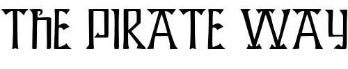 Font : P22-Kells-Square Custom Text : The Pirate Way Test your own text here Click to download or to view this font on a tshirt that can be custom printed in Bali