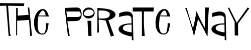 Font : P22-Sniplash Custom Text : The Pirate Way Test your own text here Click to download or to view this font on a tshirt that can be custom printed in Bali