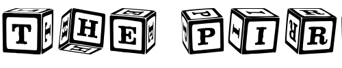 Font : P22-ToyBox-Blocks Custom Text : The Pirate Way Test your own text here Click to download or to view this font on a tshirt that can be custom printed in Bali