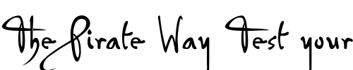 Font : P22DaVinciForward Custom Text : The Pirate Way Test your own text here Click to download or to view this font on a tshirt that can be custom printed in Bali