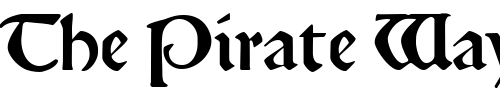 Font : P22MorrisTroy Custom Text : The Pirate Way Test your own text here Click to download or to view this font on a tshirt that can be custom printed in Bali