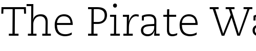 Font : PMN-Caecilia-45-Light-Oldstyle-Figures Custom Text : The Pirate Way Test your own text here Click to download or to view this font on a tshirt that can be custom printed in Bali