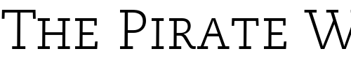 Font : PMN-Caecilia-45-Light-Small-Caps-Oldstyle-Figures Custom Text : The Pirate Way Test your own text here Click to download or to view this font on a tshirt that can be custom printed in Bali