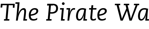 Font : PMN-Caecilia-LT-56-Italic Custom Text : The Pirate Way Test your own text here Click to download or to view this font on a tshirt that can be custom printed in Bali