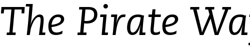 Font : PMNCaecilia56OldstyleFigures-Italic Custom Text : The Pirate Way Test your own text here Click to download or to view this font on a tshirt that can be custom printed in Bali
