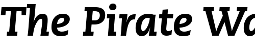 Font : PMNCaecilia86-Heavy-Italic Custom Text : The Pirate Way Test your own text here Click to download or to view this font on a tshirt that can be custom printed in Bali