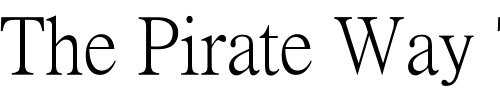 Font : PMingLiU Custom Text : The Pirate Way Test your own text here Click to download or to view this font on a tshirt that can be custom printed in Bali