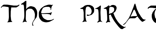 Font : PR-Uncial-Alt-Caps Custom Text : The Pirate Way Test your own text here Click to download or to view this font on a tshirt that can be custom printed in Bali