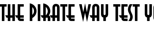 Font : PT-Anna-Bold-Cyrillic Custom Text : The Pirate Way Test your own text here Click to download or to view this font on a tshirt that can be custom printed in Bali